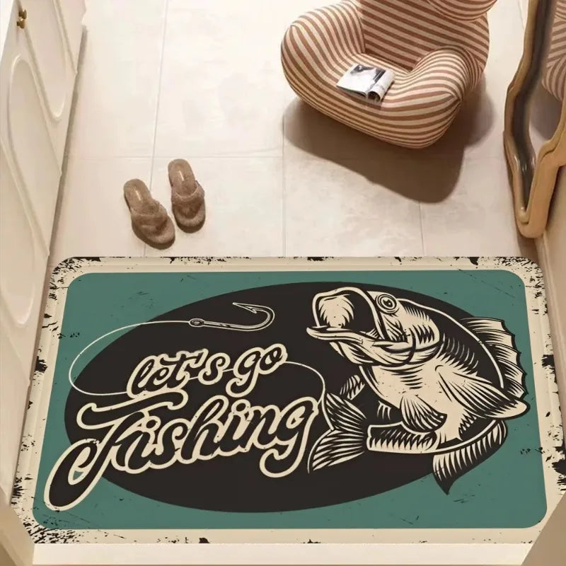Nash Fishing Logo Anti-Slip Floor Mat