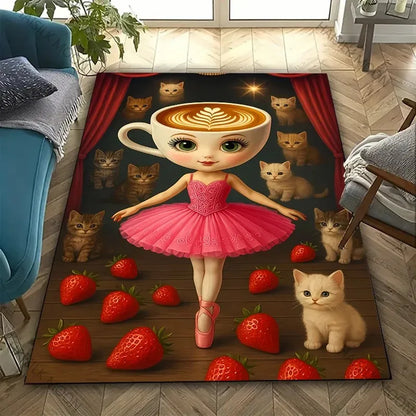 Funny Italian Brainrot Gaming Area Rug