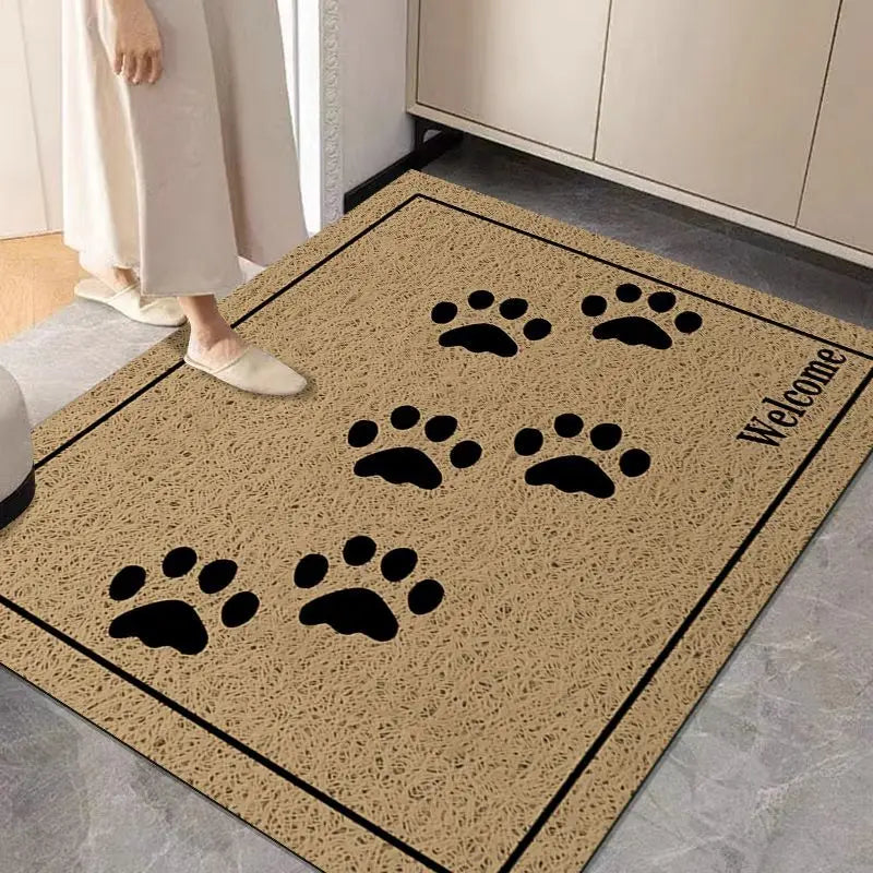 Wire Loop Entrance Door Mat Dust Removal Non-Slip Adjustable Floor Carpet