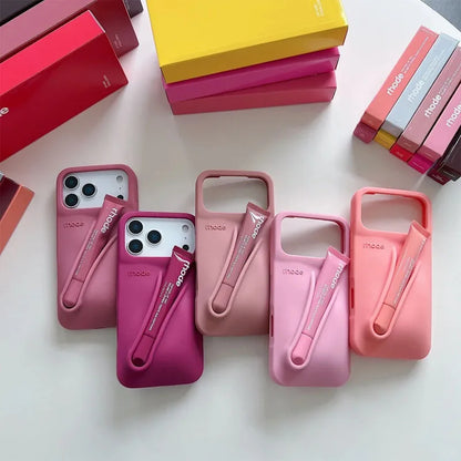Phone Lipstick Case with Box & Lips – Rhode Silicone Cover