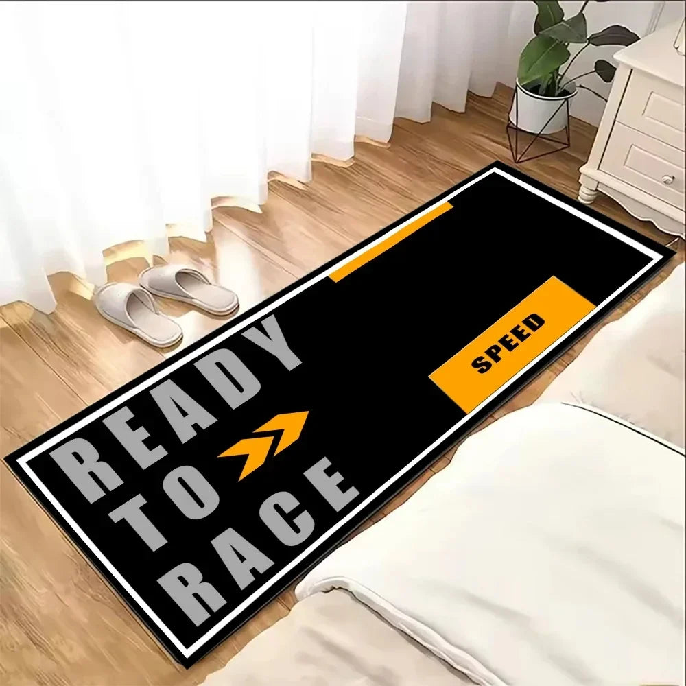 VIKAMA Motorcycle Parking Non-Slip Soft Area Rug