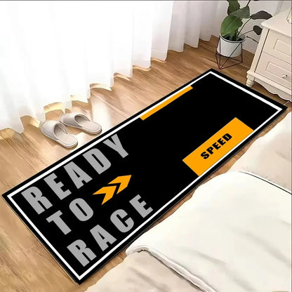 VIKAMA Motorcycle Parking Non-Slip Soft Area Rug