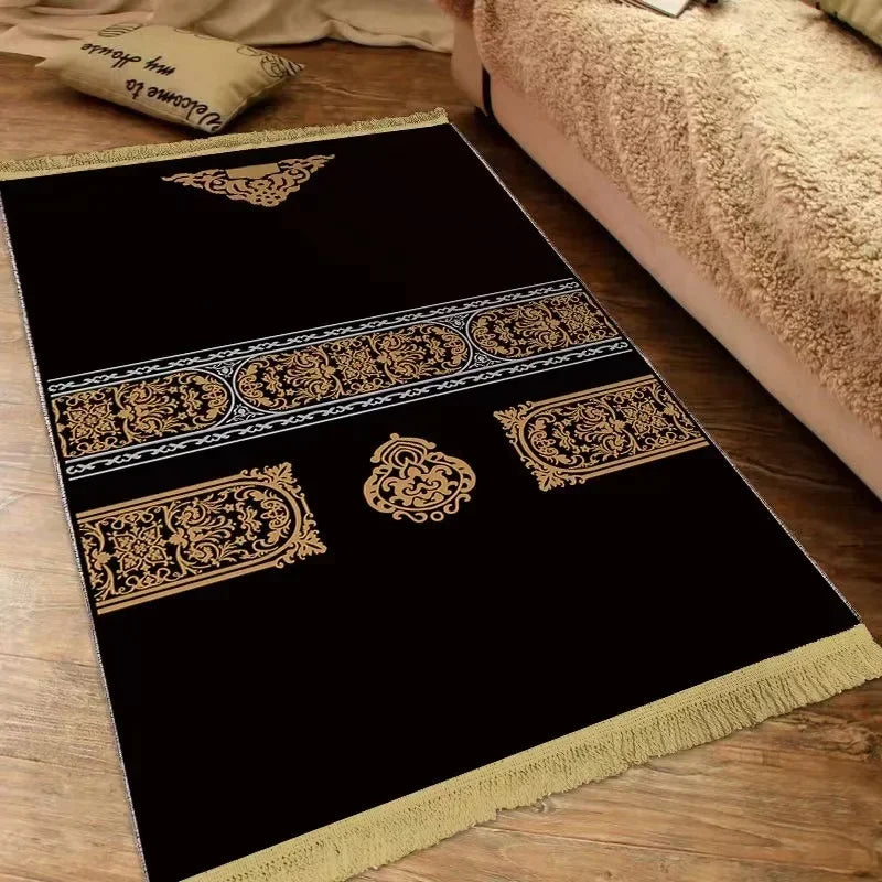 VIKAMA Portable Prayer Mat Foldable Kneeling Rug Indoor Outdoor Pilgrimage Mat Family Use Travel Prayer Carpet
