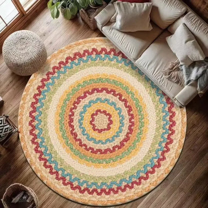 Bohemian Mandala Round Floor Rug