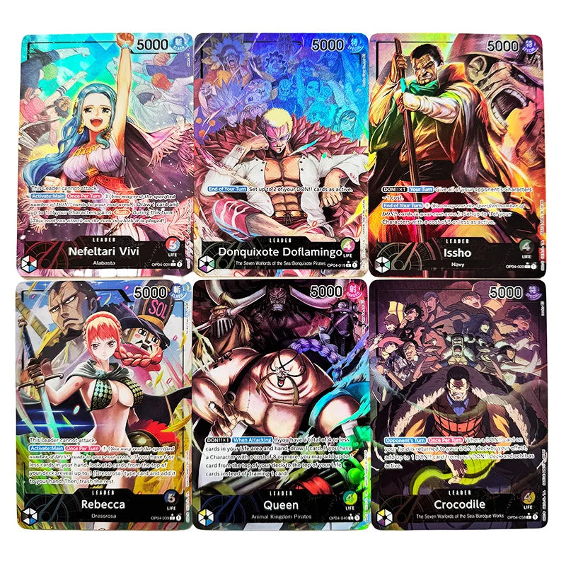 One Piece English Leader Character Card Collection Set