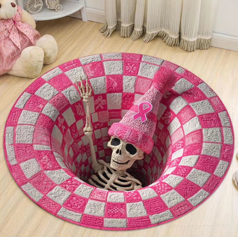 Fantasy Dragon 3D Round Rug