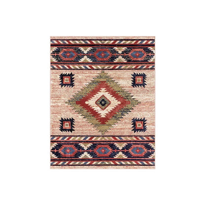 VIKAMA Moroccan Crystal Velvet Area Rug