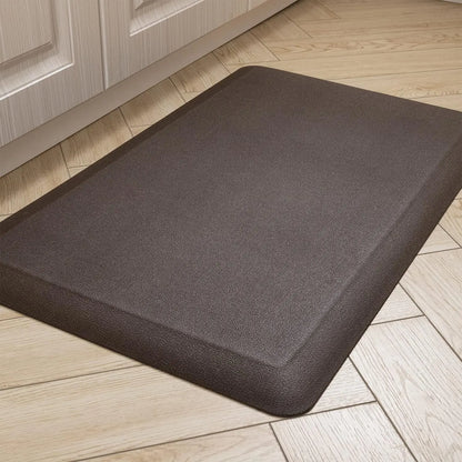 Anti-Fatigue Floor Mat 20mm Thick Cushioned Kitchen Comfort Mat Waterproof Non-Slip Standing Desk PVC Ergonomic Foam Rug