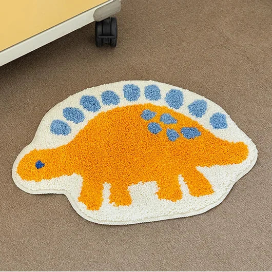 VIKAMA Cartoon Soft Cashmere-Feel Bedside Area Rug