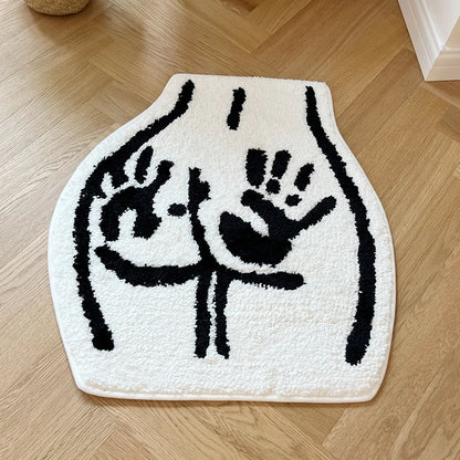 Butt Tufted Non-Slip Absorbent Rug