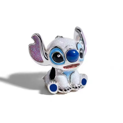 Disney 925 Silver Puppy Charm Bead For Bracelet Jewelry
