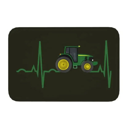 Funny Tractor Design Non-Slip Doormat Kitchen Bathroom Balcony Entryway Floor Mat Rug Home Decor