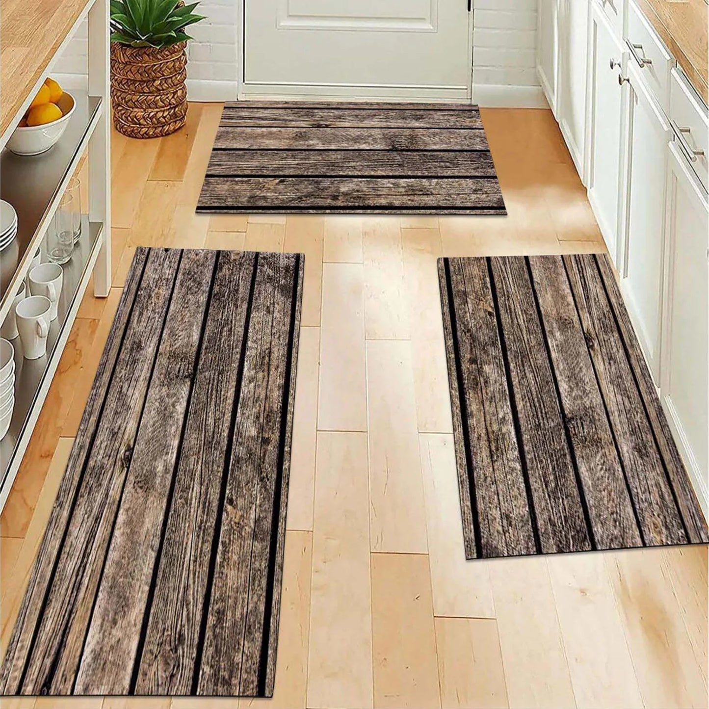 Kitchen Floor Mat Non-Slip Doormat Bedroom Living Room Entrance Hallway Bathroom Carpet Children Tatami Home Decor Rug