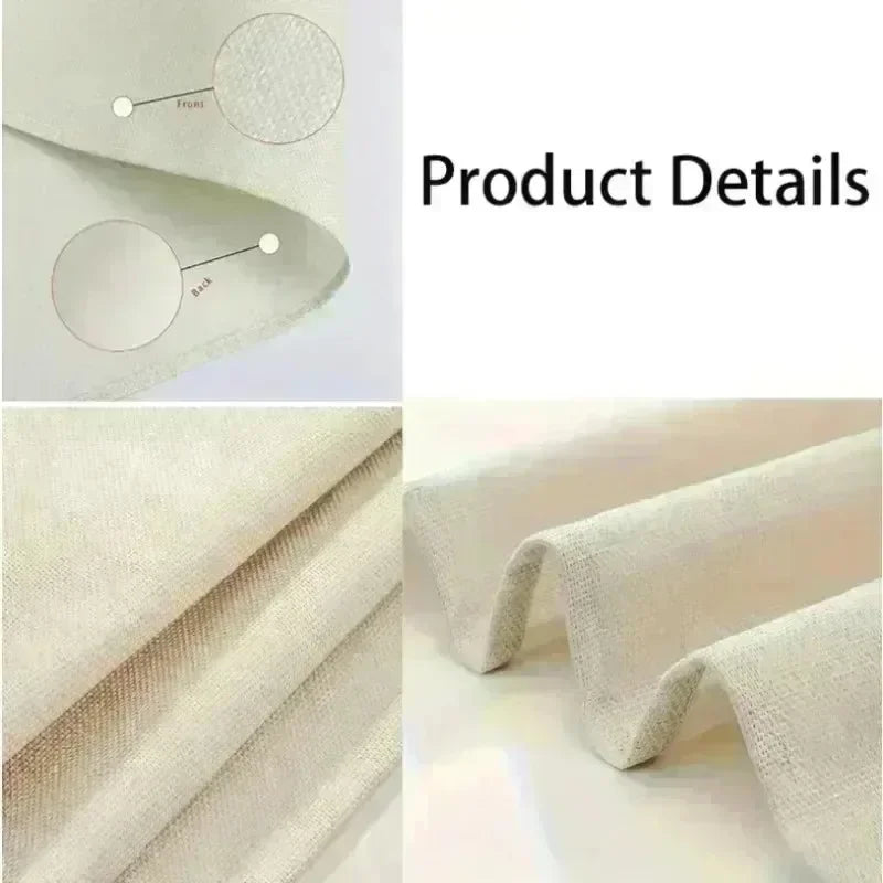 Moon Oil Lamp Print Linen Placemat Heat-Resistant Anti-Scald Table Mat Festive Western Tableware Decor