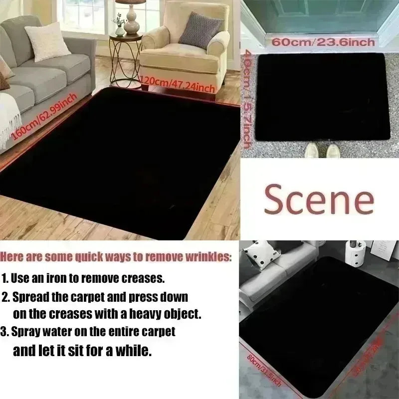 Geometric light luxury European area rug