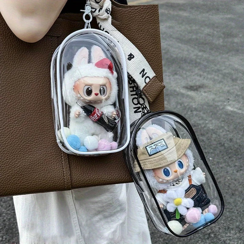 Labubu Clear PVC Carry Bag