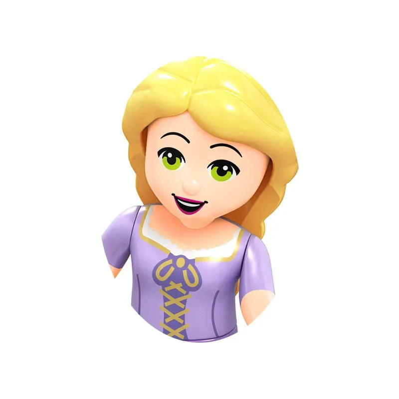 Disney Princess Character Building Blocks Toy Set