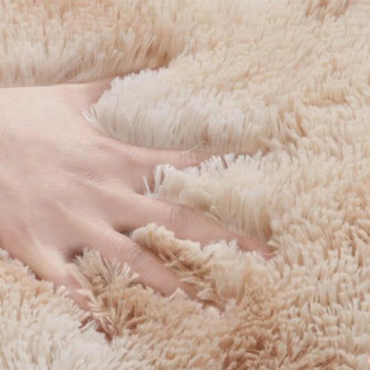 Arched Wool Non-Slip Absorbent Bathroom Mat