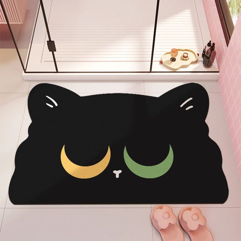 Quick-dry non-slip absorbent door mat