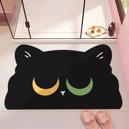 Quick-dry non-slip absorbent door mat