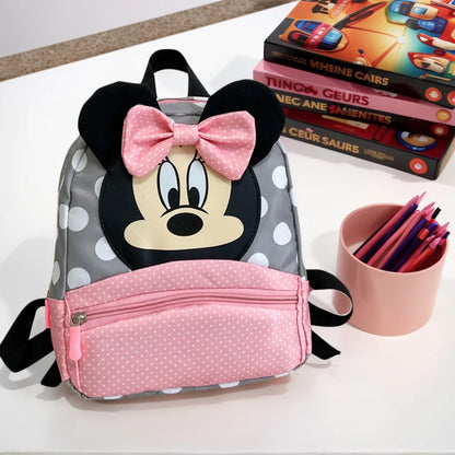 Disney Minnie Pink Kindergarten Backpack For Kids