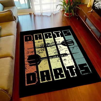Dart Target Sport Game Area Rug