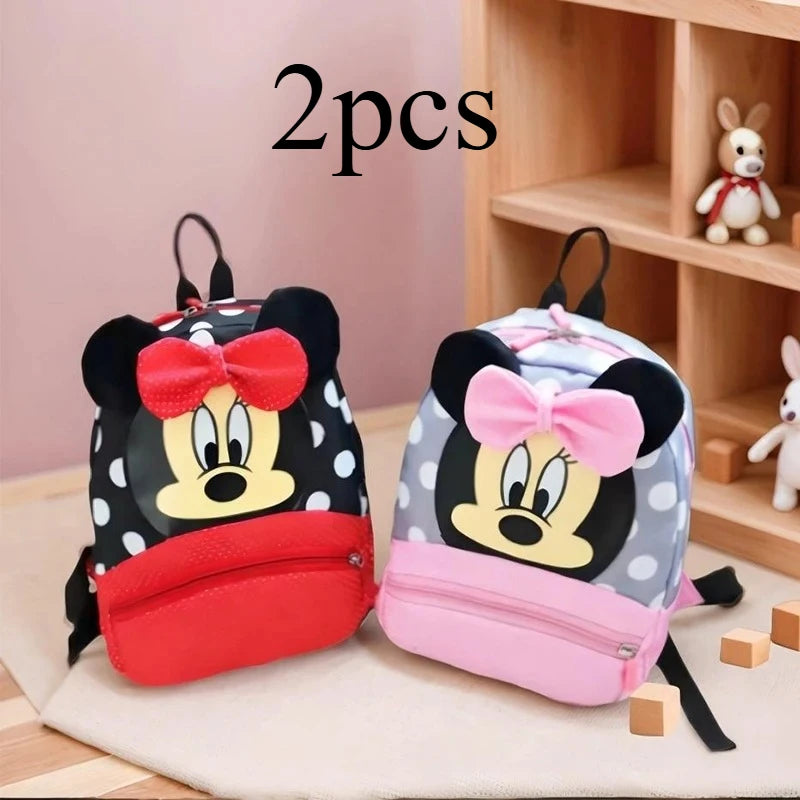 Disney Minnie Pink Kindergarten Backpack For Kids