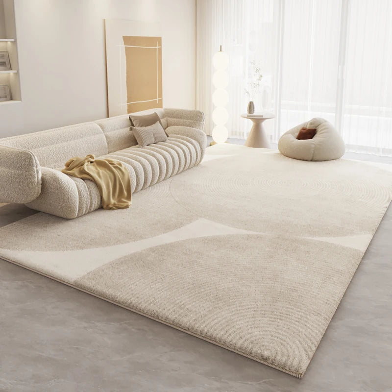 Cream Style Light Luxury Non-Slip Large Area Rug