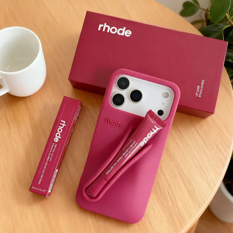 Rhode Lemontini Lip Gloss iPhone Case