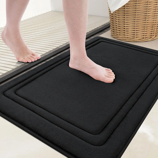 Olanly Memory Foam Soft Non-Slip Bath Mat