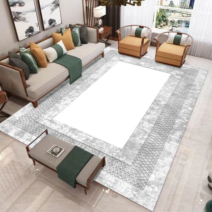 Nordic geometric luxury living room rug