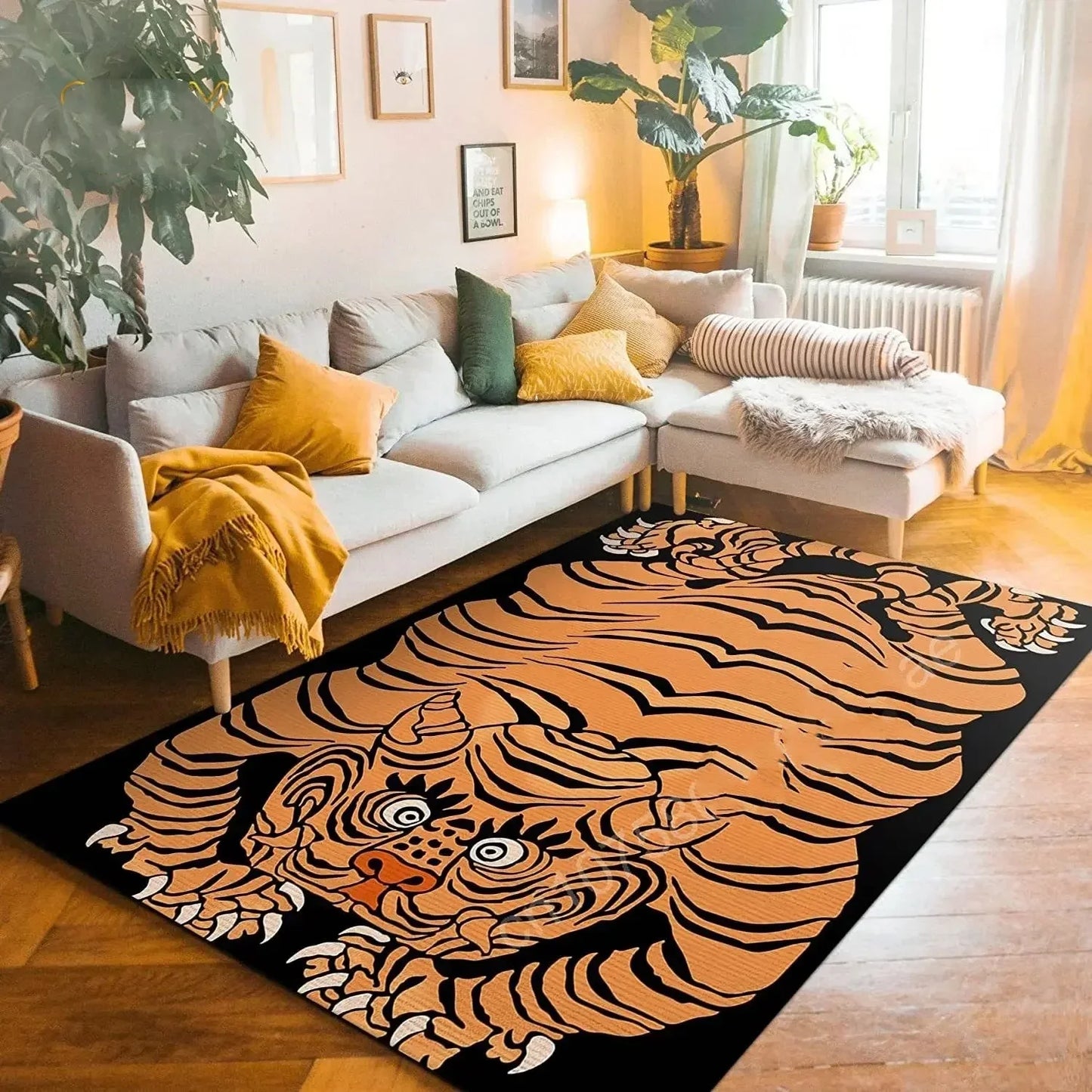 Bohemian Tiger Floral Rug