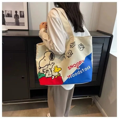 Snoopy Canvas Tote Bag