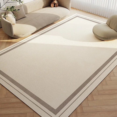 Wabi-Sabi Waterproof PVC Leather Anti-Slip Area Rug