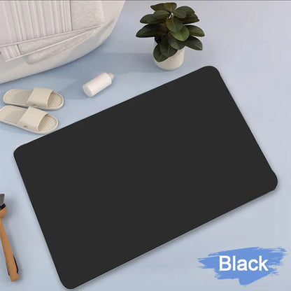 Super absorbent non-slip bathroom floor mat