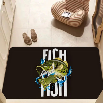 Nash Fishing Logo Anti-Slip Floor Mat