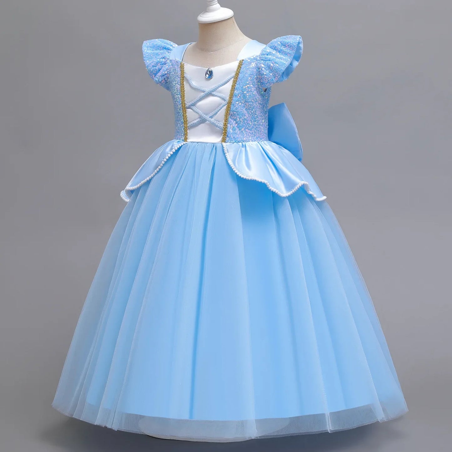 Disney Cinderella Deluxe Princess Ball Gown Costume Dress