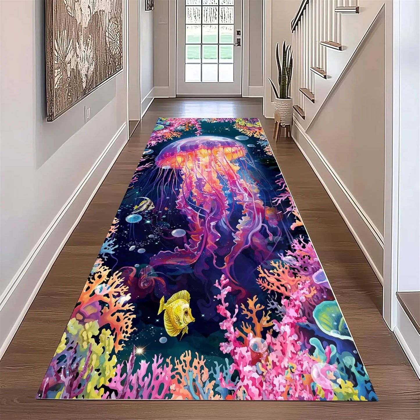 Ocean Coral Reef 3D Runner Rug