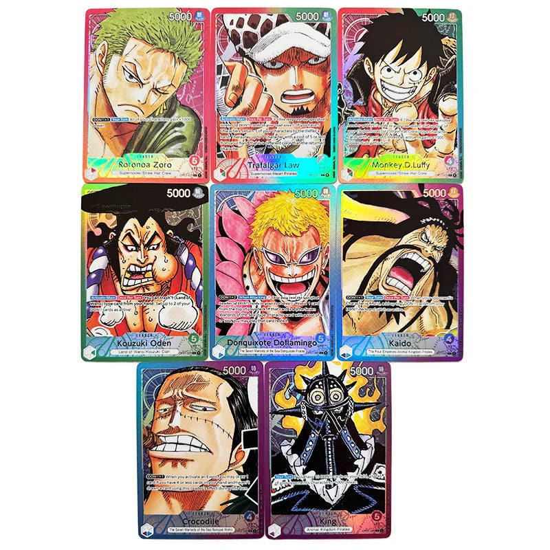 One Piece English Leader Character Card Collection Set
