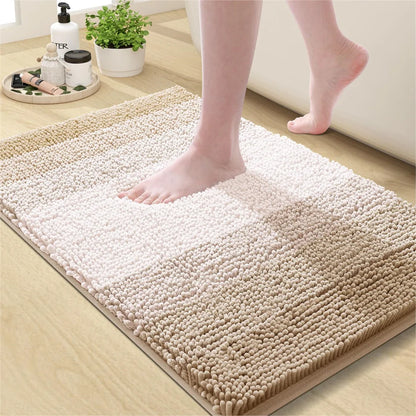 Olanly Chenille Thick Absorbent Bath Rug