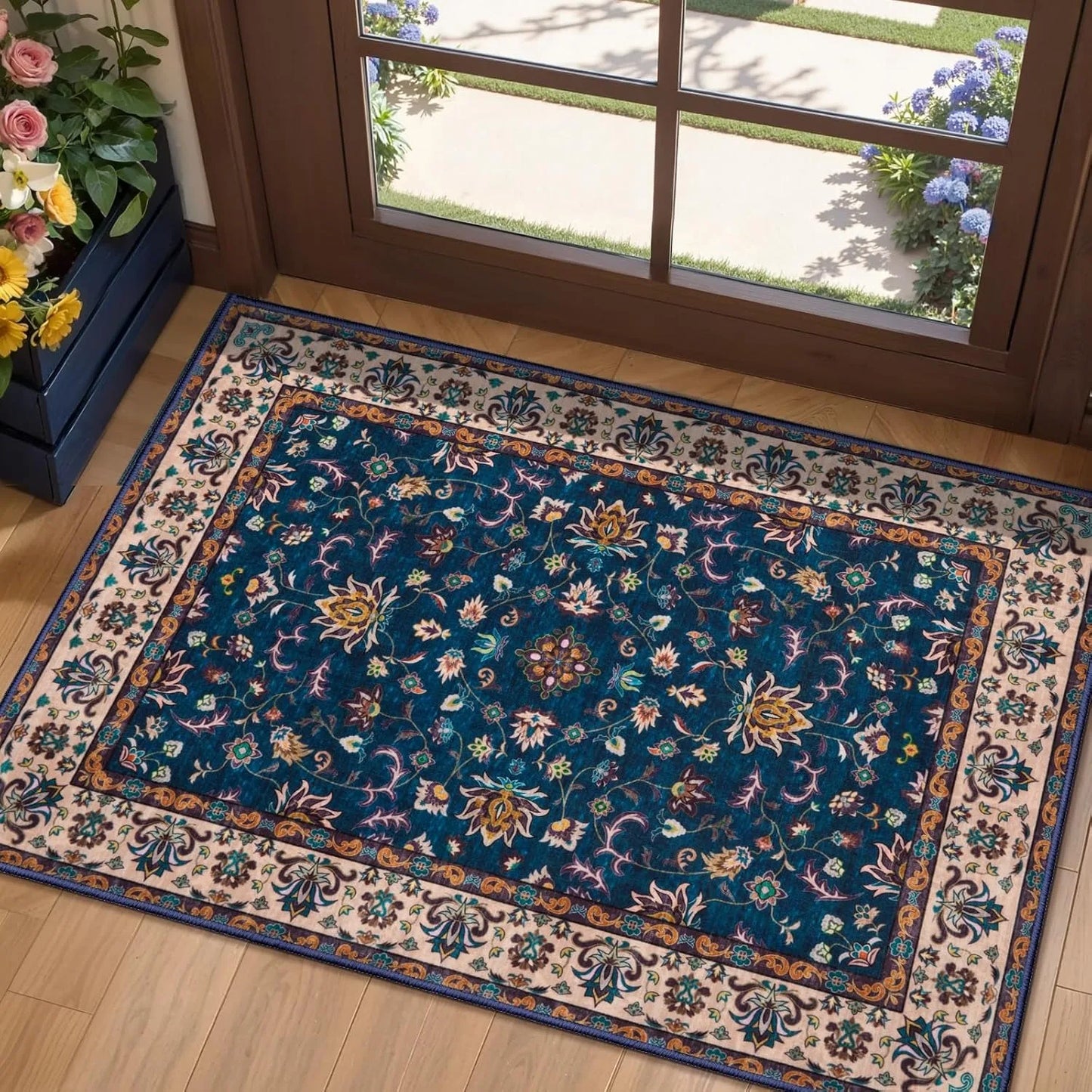 Vintage Persian Style Non-Slip Doormat