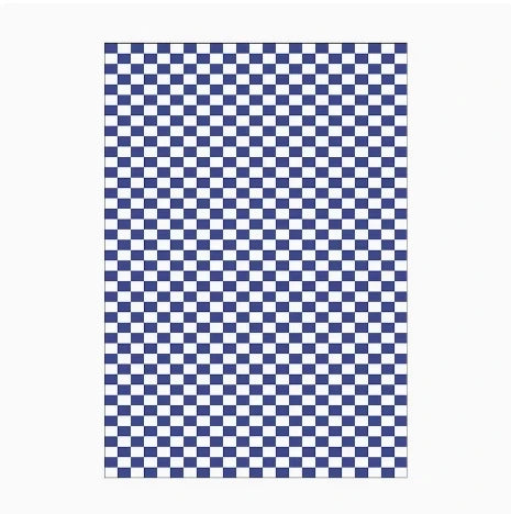 VIKAMA Green Checkered Floor Mat