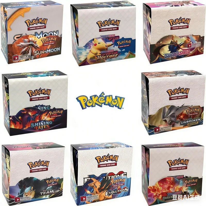 Pokemon 360PCS English Trading Card Collection – Chilling Reign & Darkness Ablaze
