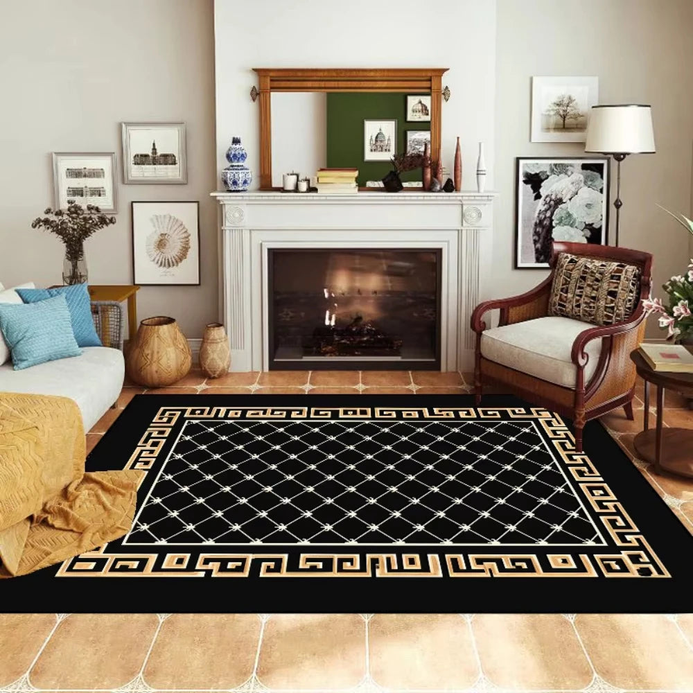 VIKAMA Nordic Luxury Modern Non-Slip Area Rug