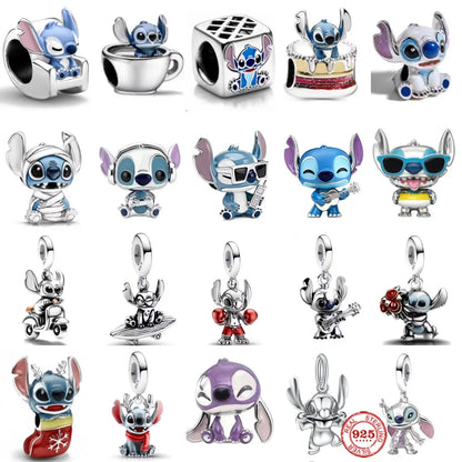Disney 925 Silver Puppy Charm Bead For Bracelet Jewelry