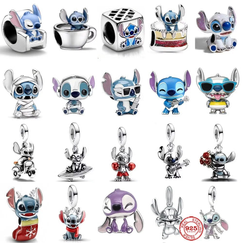 Disney 925 Silver Puppy Charm Bead For Bracelet Jewelry