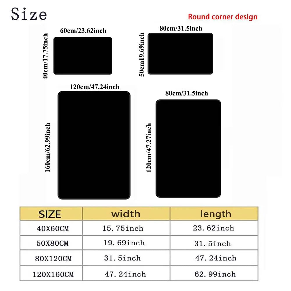 Cartoon Unicorn Kids Area Rug