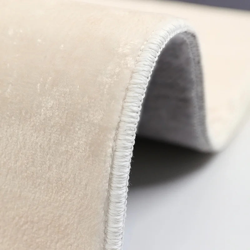 Luxury Dopamine Colorful Irregular Plush Area Rug