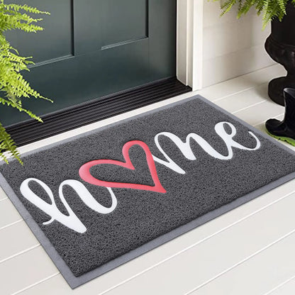 Olanly Cute Letter Non-Slip Dirt Trapper Doormat