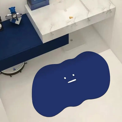 Quick-dry non-slip absorbent bath mat